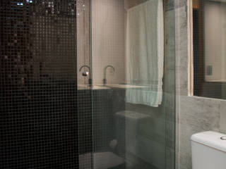 Apartamento de Casal Masculino, arquiteta aclaene de mello arquiteta aclaene de mello Salle de bain minimaliste
