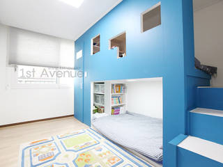 집안에 아이들의 놀이터가 마련되어있는 인테리어 , 퍼스트애비뉴 퍼스트애비뉴 Modern nursery/kids room