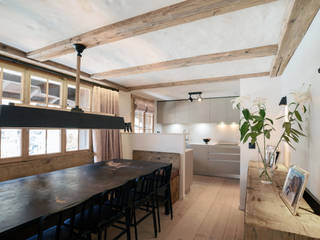 GSTAAD, SWITZERLAND, Ardesia Design Ardesia Design Industrial style dining room Metal Black