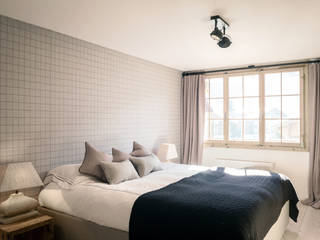 GSTAAD, SWITZERLAND, Ardesia Design Ardesia Design Country style bedroom Grey