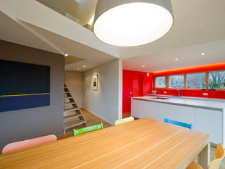 Maison passive Servais - Van de Veken, artau architectures artau architectures Minimalist kitchen