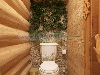 homify Country style bathroom Stone Beige