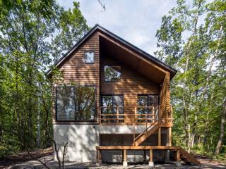 森の家, Unico design一級建築士事務所 Unico design一級建築士事務所 Modern Houses Wood