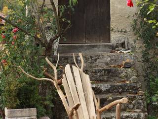 Fauteuil vieux châtaignier..., O Création Bois O Création Bois Meer ruimtes