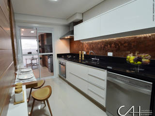 Cozinha, Cláudia Hypolito Arquitetura & Interiores Cláudia Hypolito Arquitetura & Interiores Modern kitchen