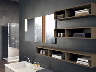 Mobili da Bagno: Ordine e Design per un Ambiente di Vero Comfort, ADDEØ DESIGN ADDEØ DESIGN Casas de banho modernas