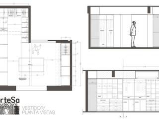 KorteSa arquitectura Vestidores eclécticos