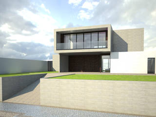 Projeto Residencial Contemporâneo, Gloria Cabo Arquitetura Gloria Cabo Arquitetura ミニマルな 家