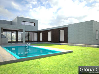 Projeto Residencial Contemporâneo, Gloria Cabo Arquitetura Gloria Cabo Arquitetura Casas minimalistas