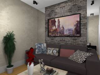 Квартира в Подмосковье 72,9 кв.м., АМСД АМСД Living room