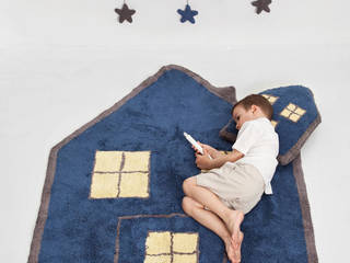 Le coin des enfants, tapis et accessoires déco originaux., ITAO ITAO Ausgefallene Kinderzimmer Baumwolle Blau