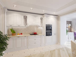 Квартира на ул. Менделеева в Уфе, Студия авторского дизайна ASHE Home Студия авторского дизайна ASHE Home Classic style kitchen