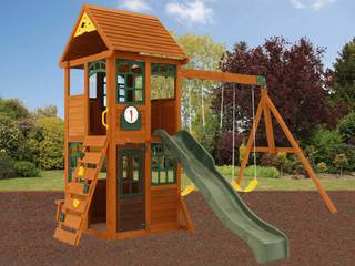 Next Generation Climbing Frames: A set full of fun features to keep your children entertained, Selwood Products Ltd Selwood Products Ltd Moderner Garten Holz Braun