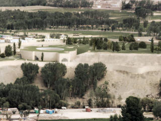 Centro Cultural em Bamiyan, Afeganistão. Concurso Internacional The Bamiyan Cultural Center Design Competition Fevereiro 2015, João Araújo Sousa & Joana Correia Silva Arquitectura João Araújo Sousa & Joana Correia Silva Arquitectura