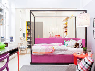 Ideen für ein modernes Jugendzimmer / Teeniezimmer, MOBIMIO - Räume für Kinder MOBIMIO - Räume für Kinder KinderzimmerBetten und Krippen Holz Lila/Violett