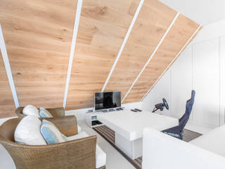 CHALET MAJADAHONDA, Tarimas de Autor Tarimas de Autor Minimalist study/office Wood Wood effect