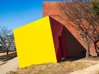 Block attached pavilion by SpaceTong (ArchiWorkshop), 건축공방 'ArchiWorkshop' 건축공방 'ArchiWorkshop'