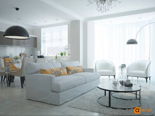 Crystal Ice, Artichok Design Artichok Design Classic style living room
