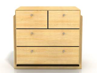 SYPIALNIA ANGELI, visby.pl visby.pl Modern style bedroom Solid Wood Multicolored
