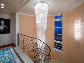 COLLEZIONI CRYSTAL, MULTIFORME® lighting MULTIFORME® lighting Classic style corridor, hallway and stairs Glass