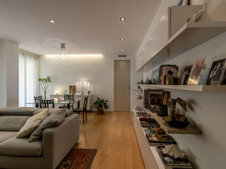 RISTRUTTURAZIONE APPARTAMENTO : un Atelier Quotidiano, Bartolucci Architetti Bartolucci Architetti Moderne Wohnzimmer