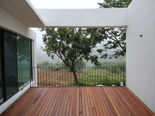 횡성 문학의 집, IEUNG Architect IEUNG Architect Modern balcony, veranda & terrace