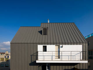 망원동 모퉁이집, 리슈건축 리슈건축 現代房屋設計點子、靈感 & 圖片