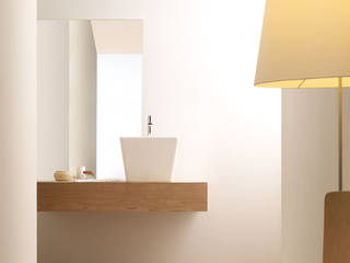 Lavabo de porcelana rectangular, BATHCO BATHCO BathroomSinks Sứ White