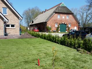 Verlegung von Rollrasen, Garten- und Landschaftsbau Gartenservice Schwanewede Garten- und Landschaftsbau Gartenservice Schwanewede Nowoczesny ogród