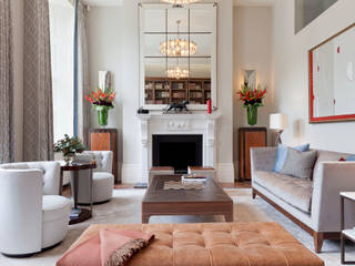 Lancasters Show Apartments , LINLEY London LINLEY London Modern Oturma Odası