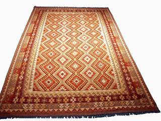 Teppich – Handgewebt – Kelim – 100 % Schurwolle – 303 x 194 cm, Aran Carpet Aran Carpet Living room صوف Orange