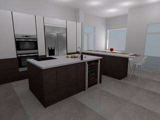 Diseño ArceCocinas, ARCE FLORIDA LLC ARCE FLORIDA LLC Moderne Küchen Holz Holznachbildung