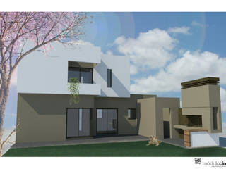 casa D, modulo cinco arquitectura modulo cinco arquitectura Modern home Concrete