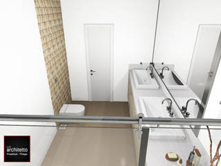 Banheiro Casal luxuoso, Loja Architetto Loja Architetto Moderne Badezimmer
