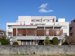 K6-house リノベーション「格子と石の家」, Architect Show Co.,Ltd Architect Show Co.,Ltd Nhà
