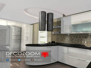 MODERN MUTFAK ÖNERİLERİ, DECOZOOM INTERIOR DESIGN DECOZOOM INTERIOR DESIGN Modern kitchen Wood White