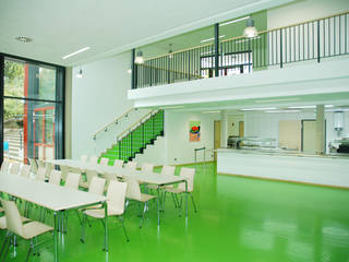 Neubau der Mensa einer Hauptschule in Frechen, Noesser Padberg Architekten GmbH Noesser Padberg Architekten GmbH Commercial spaces