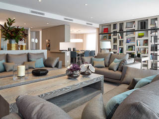 VIVIENDA GALO, Molins Design Molins Design Mediterranean style living room