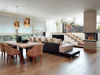 ÁTICO MARNO, Molins Design Molins Design Mediterranean style living room