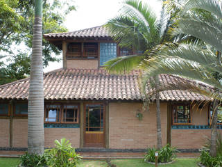 RESIDÊNCIA JRA, MADUEÑO ARQUITETURA & ENGENHARIA MADUEÑO ARQUITETURA & ENGENHARIA Rustic style house