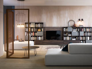 homify Modern living room لکڑی Wood effect Sofas & armchairs