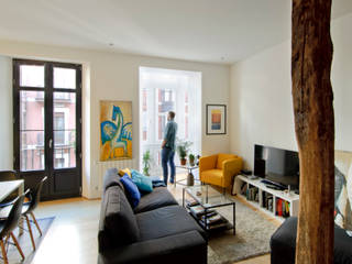 REFORMA VIVIENDA, Garmendia Cordero arquitectos Garmendia Cordero arquitectos Nowoczesny salon