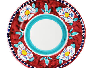 piatti da tavola decorati a mano , Ceramiche di Vietri Ceramiche di Vietri Śródziemnomorskie domy Ceramiczny