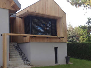 Extension Maison FP, FAVRE LIBES Architectes FAVRE LIBES Architectes Modern houses لکڑی Wood effect