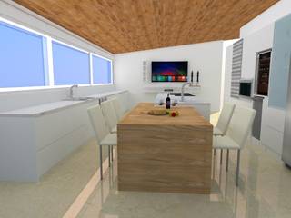 Cocina, ARCE FLORIDA LLC ARCE FLORIDA LLC Modern Kitchen Wood Wood effect