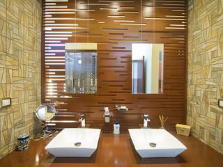 Casa MBGC, Arq Mobil Arq Mobil Phòng tắm phong cách hiện đại Gỗ Wood effect