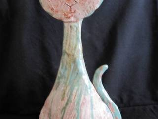 Katze, Tonart - Keramik & Malerei Tonart - Keramik & Malerei Salas de estar modernas Cerâmica