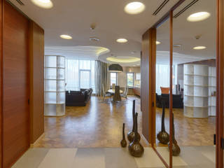Янтарное дыхание дерева, Format A5 Fontanka Format A5 Fontanka Eclectic style corridor, hallway & stairs لکڑی Amber/Gold