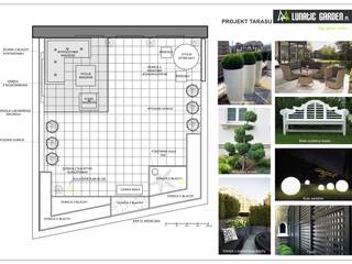 Projekt tarasu w Lublinie, Lunatic Garden Lunatic Garden Commercial spaces Metal