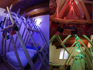 Le lit cabane, Cabaneo Cabaneo Eclectische kinderkamers Hout Hout